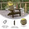 Flash Furniture Mahogany All-Weather Folding Adirondack Chairs, 2PK 2-JJ-C14505-MHG-GG - alternate 7